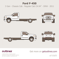 2011 Ford F-450 Super Duty 3 Gen Chassis Cab ∙ Regular Cab CA 84