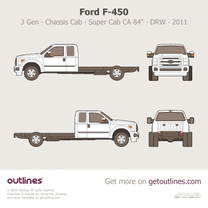 2011 Ford F-450 Super Duty 3 Gen Chassis Cab ∙ SuperCab CA 84