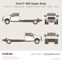 2017 Ford F-450 Super Duty 4 Gen Facelift '20 Chassis Cab ∙ Regular Cab CA 120