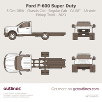 2023 Ford F-600 Super Duty 5 Gen DRW ∙ Chassis Cab ∙ Regular Cab ∙ CA 60