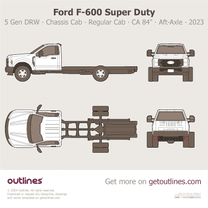 2023 Ford F-600 Super Duty 5 Gen DRW ∙ Chassis Cab ∙ Regular Cab ∙ CA 84