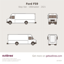 2021 Ford F59 Step Van ∙ Utilimaster ∙ HLS2 18' ∙ P1000 ∙ WB 178
