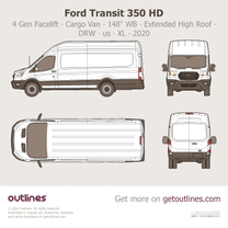 2020 Ford Transit 350 HD Cargo Van ∙ Facelift 148
