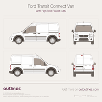 Ford Transit Connect blueprint