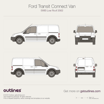 Ford Transit Connect blueprint