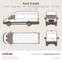 2020 Ford Transit 350 HD Cargo Van ∙ Facelift 148