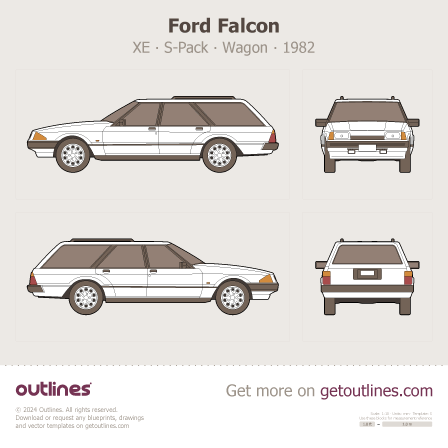 Ford Falcon blueprint