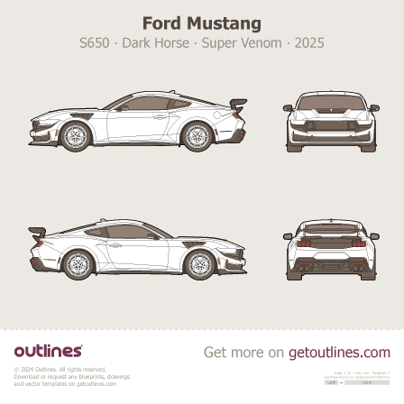 Ford Mustang blueprint