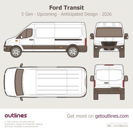 Ford Transit blueprint