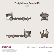 2013 Mercedes-Benz Econic 3 Gen ∙ III Heavy Truck blueprint