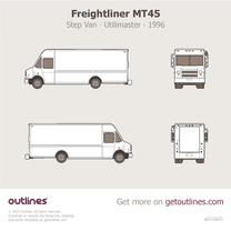 1996 Freightliner MT45 Step Van ∙ Utilimaster ∙ HLL 18' ∙ P1000 ∙ WB 178