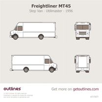 1996 Freightliner MT45 Step Van ∙ Utilimaster ∙ HLS 18' ∙ P1000 ∙ WB 178