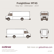 2019 Freightliner MT45 Step Van ∙ Utilimaster ∙ HLS2 18' ∙ P1000 ∙ WB 178