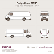 2019 Freightliner MT45 Step Van ∙ Utilimaster ∙ HLS2 20' ∙ P1100 ∙ WB 208