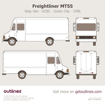 1996 Freightliner MT55 Step Van ∙ UCBC ∙ Union City Van blueprint
