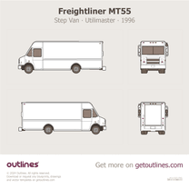 1996 Freightliner MT55 Step Van ∙ Utilimaster ∙ HLS 18' ∙ P1000 ∙ WB 178