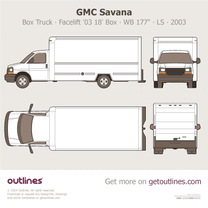 2003 GMC Savana Box Truck ∙ Facelift '03 18' Box ∙ WB 177