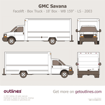 2003 GMC Savana 4500 Box Truck ∙ Facelift '03 18' Box ∙ WB 177