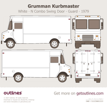 1979 Grumman Kurbmaster White N Combo Swing Door Van blueprint