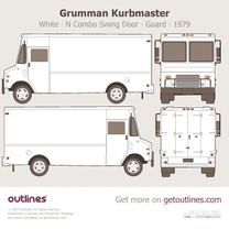 1979 Grumman Kurbmaster White N Combo Swing Door ∙ Guard Van blueprint