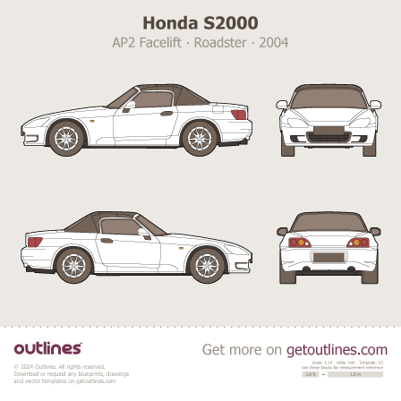 Honda S2000 blueprint