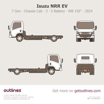 2024 Isuzu NRR EV 7 Gen Chassis Cab ∙ 3 ∙ 5 Battery ∙ WB 150