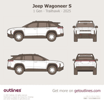 2025 Jeep Wagoneer S ∙ 1 Gen Trailhawk SUV blueprint
