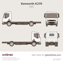 2001 DAF LF55 1 Gen Heavy Truck blueprint