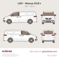 2014 LDV G10 Cargo ∙ Panel Van nz Van blueprint