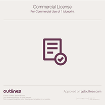 2015 License Commercial Single For Commercial Use of 1 Blueprint Formula blueprint