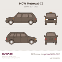 2000 Metrocab TTT Black Wagon blueprint