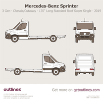 2019 Mercedes-Benz Sprinter 3 Gen ∙ Chassis/Cutaway 170