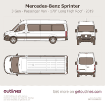 2019 Mercedes-Benz Sprinter 3 Gen ∙ Passenger Van 170