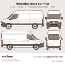 2019 Mercedes-Benz Sprinter 3 Gen ∙ Cargo 144