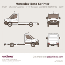 2019 Mercedes-Benz Sprinter 3 Gen ∙ Chassis/Cutaway 144