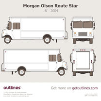 2006 Freightliner MT55 Step Van ∙ Grumman 16' ∙ Grumman-Olson Van blueprint