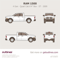 2009 Dodge Ram 1500 4 Gen ∙ DS Quad Cab 6'4