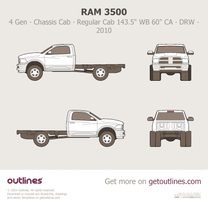 2010 Ram 3500 4 Gen Chassis Cab ∙ Regular Cab WB 143.5