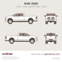 2010 Ram 2500 4 Gen Crew Cab 6'4