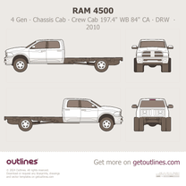 2010 Ram 4500 4 Gen Chassis Cab ∙ Crew Cab WB 197.4