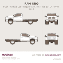 2010 Ram 4500 4 Gen Chassis Cab ∙ Regular Cab WB 144.5