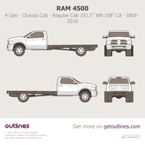 2010 Ram 4500 4 Gen Chassis Cab ∙ Regular Cab WB 192.5