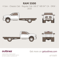 2010 Ram 5500 4 Gen Chassis Cab ∙ Regular Cab WB 168.5