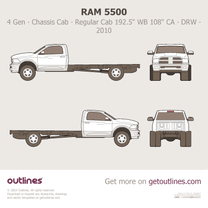 2010 Ram 5500 4 Gen Chassis Cab ∙ Regular Cab WB 192.5