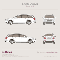 Download drawing Skoda Roomster Minivan 2007 in ai pdf png svg formats