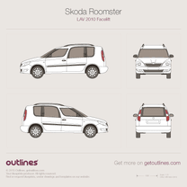 Blueprints > Cars > Skoda > Skoda Roomster (2007)