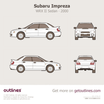 Subaru Impreza blueprint