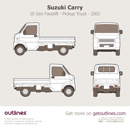 Suzuki Carry blueprint
