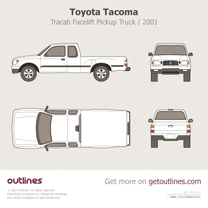 Toyota Tacoma blueprint