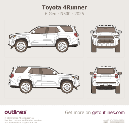 Toyota 4Runner blueprint